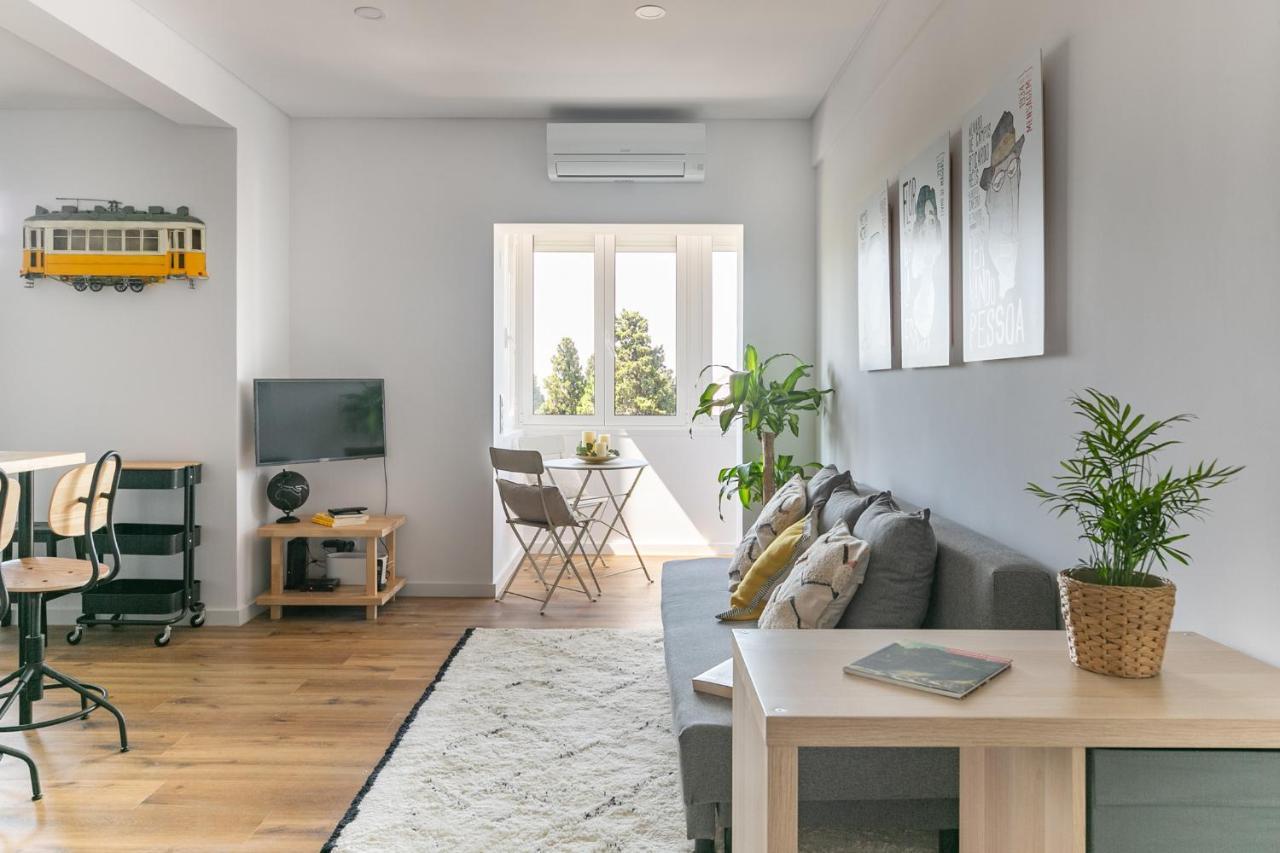 Spacious Apt Campo D'Ourique With Ac Лиссабон Экстерьер фото